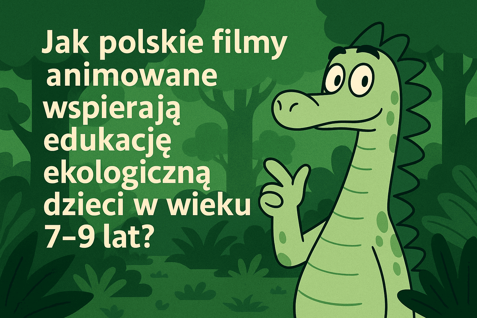 Jak polskie filmy animowane wspierają edukację ekologiczną dzieci w wieku 7–9 lat?